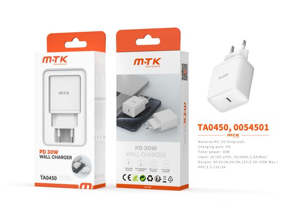 Mtk 0054501 Ta0450 Luxury Cargador Rapido De Red