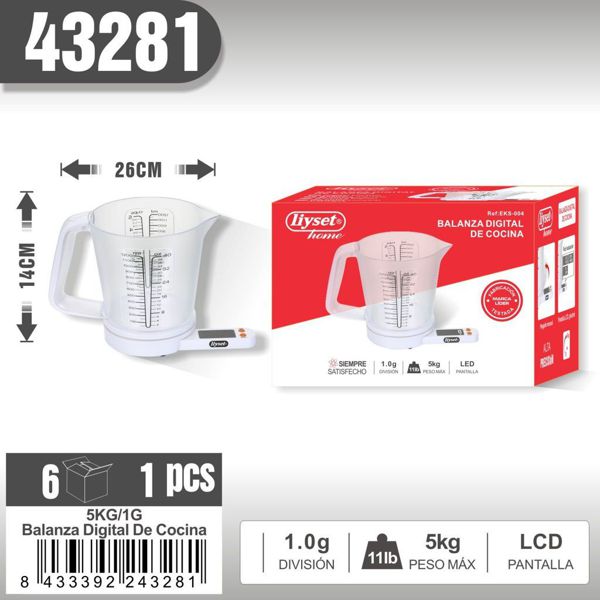 Liyset Eks-004 Balanza Digital De Cocina