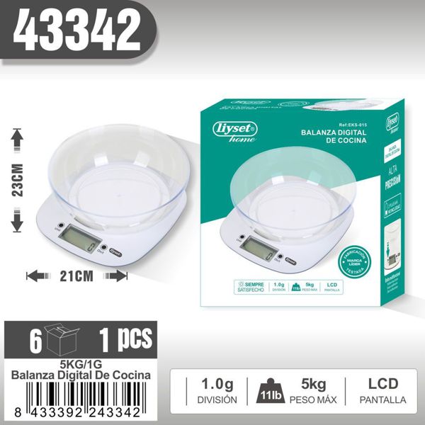 Liyset Eks-015 Balanza Digital De Cocina