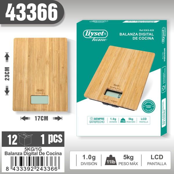 Liyset Eks-028 Balanza Digital De Cocina