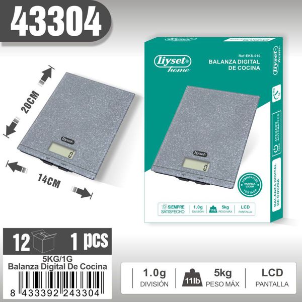 Liyset Eks-010 Balanza Digital De Cocina