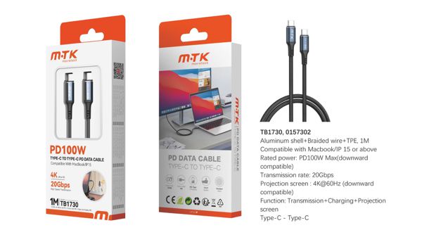 Mtk 0157302 Tb1730 Cable De Datos Y Video