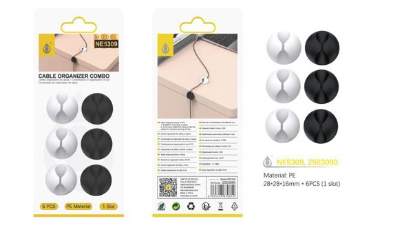 One Plus 2503090 Ne5309 Organizador De Cable