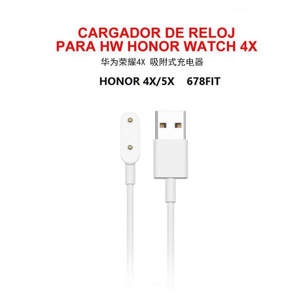 Cargador Hw Honor Watch 4X 5X 678Fit