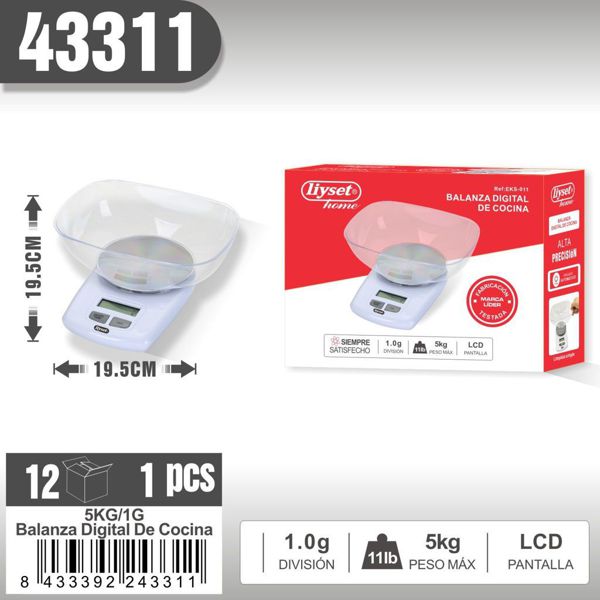 Liyset Eks-011 Balanza Digital De Cocina