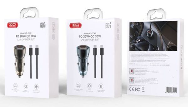 Xo Cc60 Cargador Coche Smart Transparent