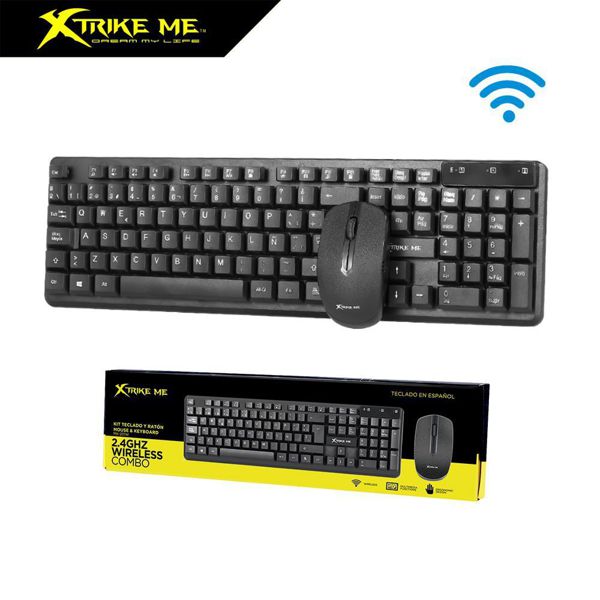 Xtrike Me Hy10 Mk201W Kit Teclado Y Raton Inalambrico
