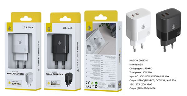 One Plus 2004391 Na0439 Cargador Red 2 Puertos USB-C