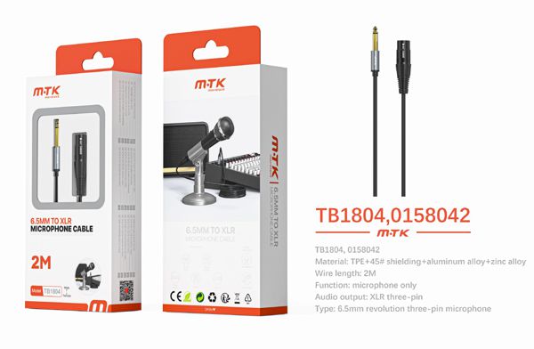 Mtk 0158042 Tb1804 Luxury Cable Audio Aluminio Blindado