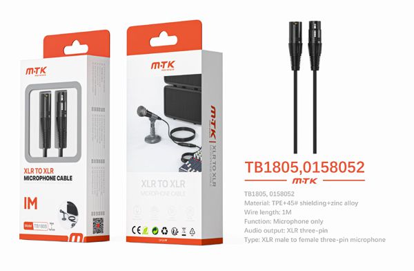 Mtk 0158052 Tb1805 Luxury Cable Audio Aluminio Blindado