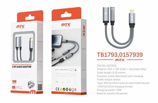 Mtk 0157939 Tb1793 Luxury Adaptador 2 En 1 IP A IP