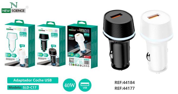 New Science Sld-C17 Adaptador Coche USB