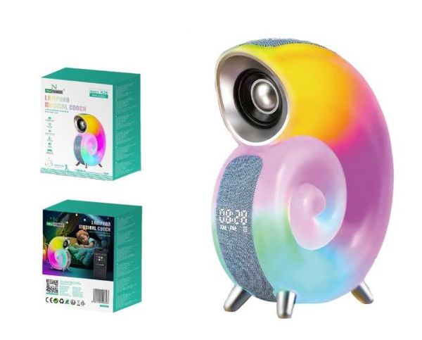 New Science K25 Altavoz Despertador Con Lampara LED RGB