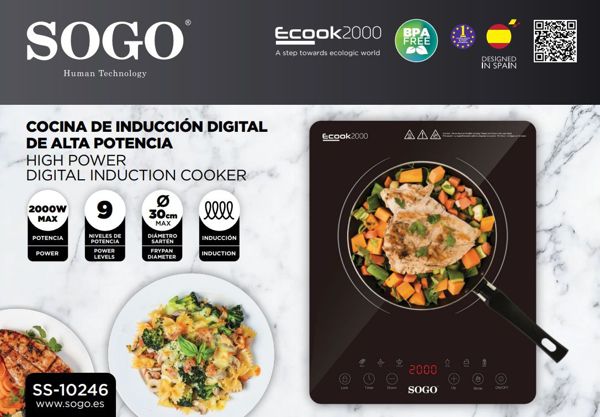 Sogo Ss-10246 Cocina Induccion Ecook2000