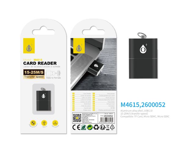 One Plus 2600052 M4615 Lector De Tarjeta Con USB
