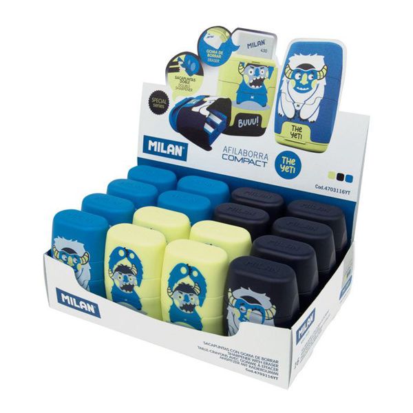 Milan 4703116Yt Caja Expositora 16 Afilaborras Compact The Yeti