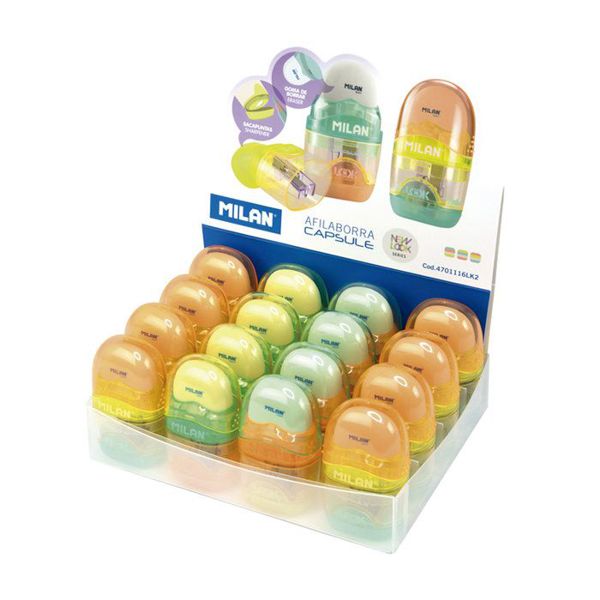 Milan 4701116Lk2 Caja Expositora 16 Afilaborras Capsule Serie New Look