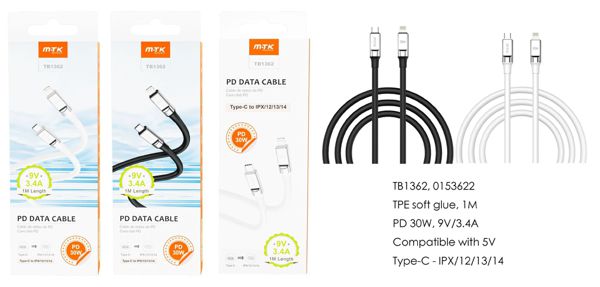 Mtk 0153622 Tb1362 Cable Type-C A Lightning