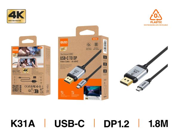 Idusd K31A Cable USB-C To Dp 1.8M