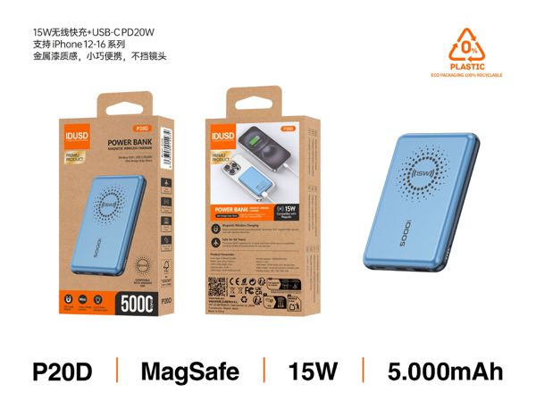 Idusd P20D Eco Mag Slim 5000Mah