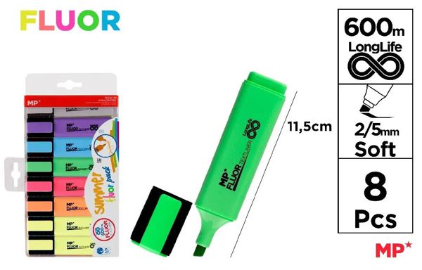 Mp Pe534-09 Marcador Textliner Sunrise Pack 8 Uds