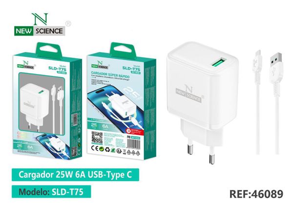 New Science Sld-T75 Cargador Type-C