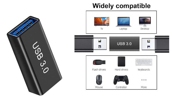 Gns Ad160 Adaptador USB Hembra/USB Hembra 3.0
