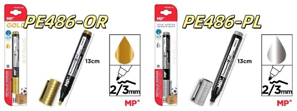 Mp Pe486-Or Pe486-Pl Marcador Permanente