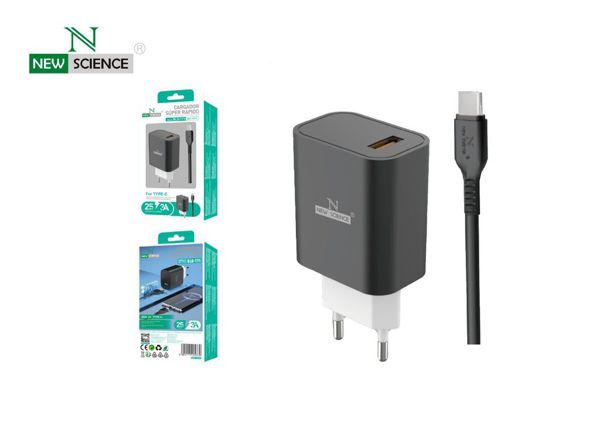 New Science Sld-T71 Cargador Type-C 25W 3.0A