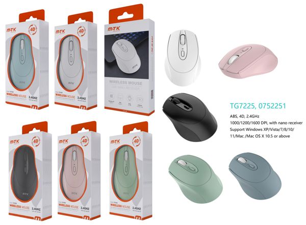 Mtk 0752251 Tg7225 Luxury Raton Inalambrico 4D