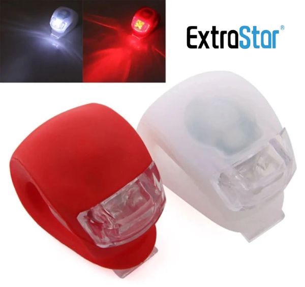 Extrastar 8Hgzl006 Luz LED Silicona 2Pcs Blanco Y Rojo