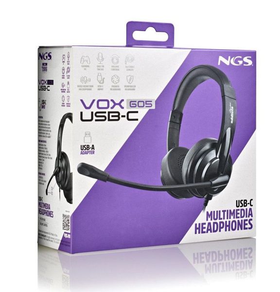 Ngs Vox605Usbc Auriculares Con Cable Estereo USB-C