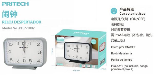 Pritech Pbp-1002 Despertador