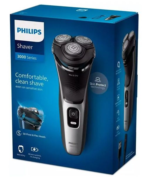 Philips S3143/00 Afeitadora Serie 3000 Cabezales Flexibles