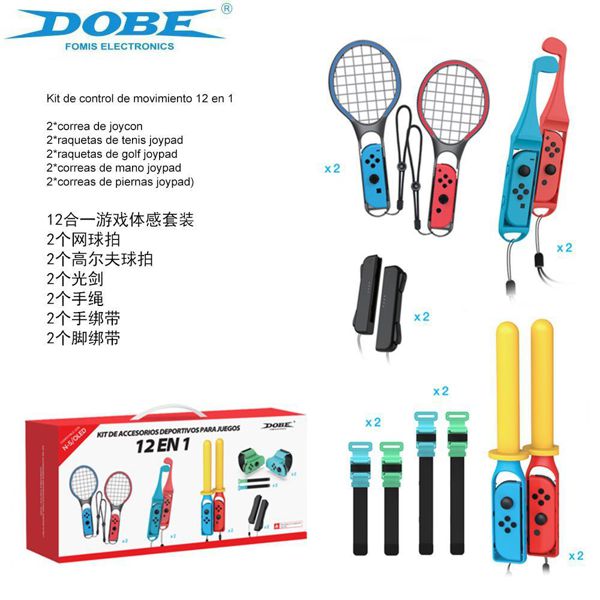 Dobe Tns-3139 Kit De Accesorios Deportivos Para Juego