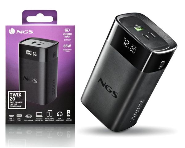 Ngs Twix20 Powen Bank 20000Mah/65W USB-C