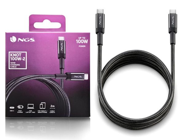 Ngs Knot100W-2 2 Metros USB-C Charging