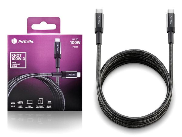 Ngs Knot100W-3 3 Metros USB-C Charging