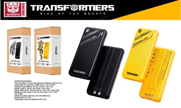 X1030 TFD28 BATERIA EXTERNA 1000mAh 22.5W CARGA RAPIDA