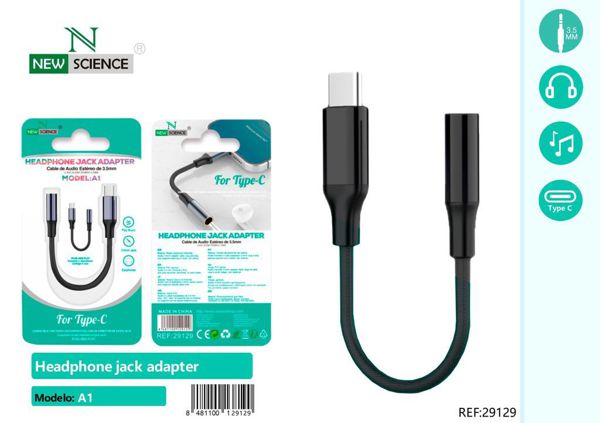 New Science A1 Adaptador Type-C A Jack