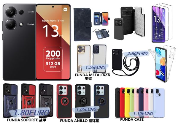 Redmi Note 13 Pro 4G / Poco M6 Pro 4G Silicona Libro Cristal