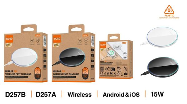 Idusd D257A D257B Eco Wireless Charger Qi 15W