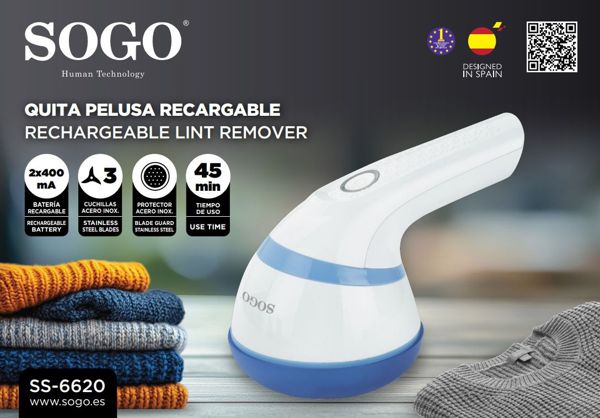 Sogo Ss-6620 Quitapelusas Recargable