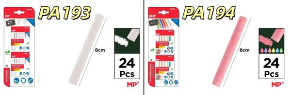 Mp Pa193 Pa194 Blister De Tizas Blanco/Colors 24 Uds