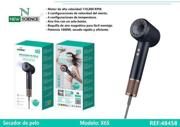 New Science S6S Secador De Pelo 1600W