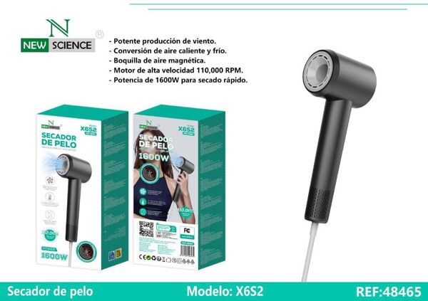 New Science S6S2 Secador De Pelo 1600W