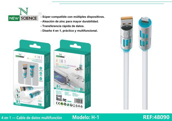 New Science H-1 Cable 4 En 1