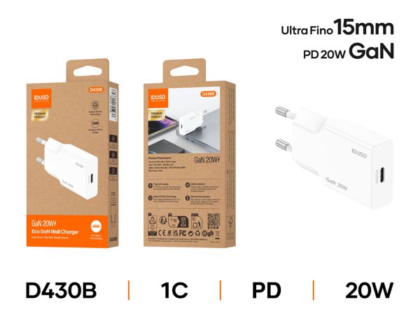 Idusd D430B Cargador Gan 1C