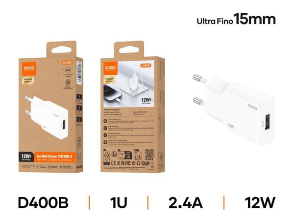 Idusd D400B Cargador 12W