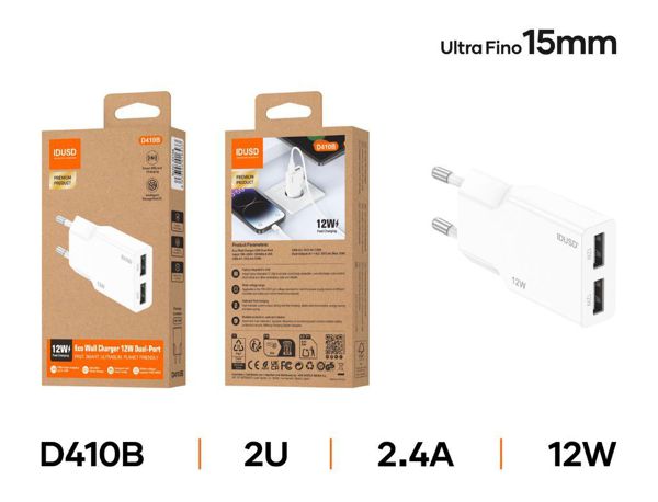 Idusd D410B Cargador 12W 2U